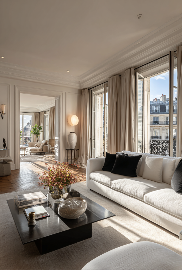 Intérieur parisien élégant